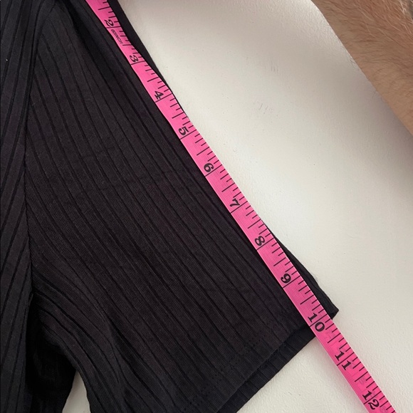 Sadie & Sage Black Ribbed Mini Dress Size XL - Picture 6 of 8